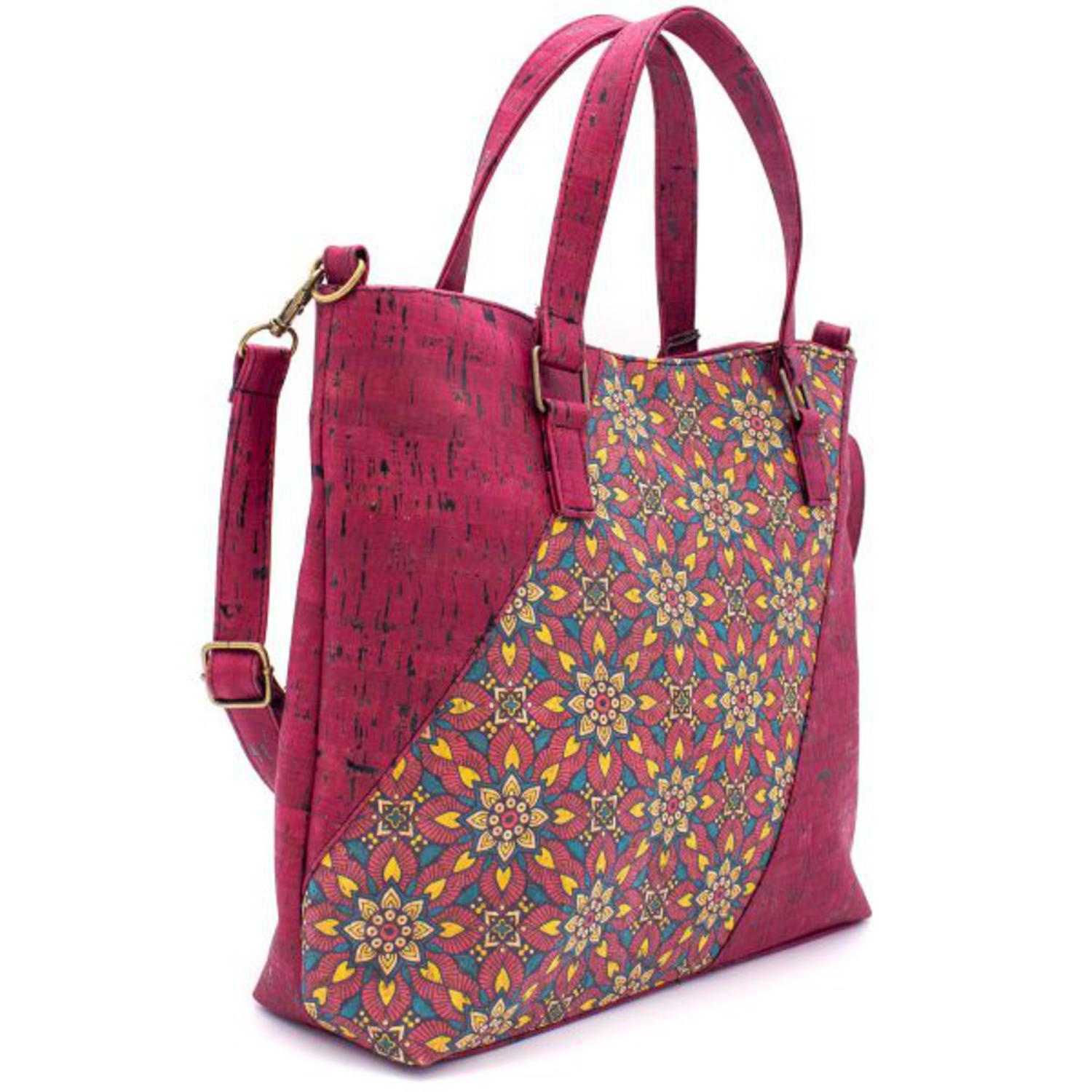 Ženska torbica z elegantnimi vzorci